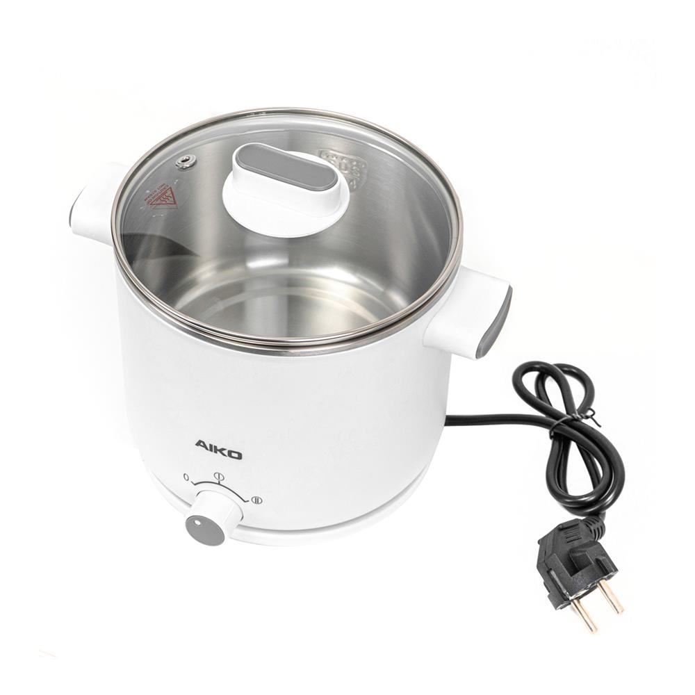 หม้ออเนกประสงค์ AIKO AK-F15-WH สีขาว 1.5 ลิตร