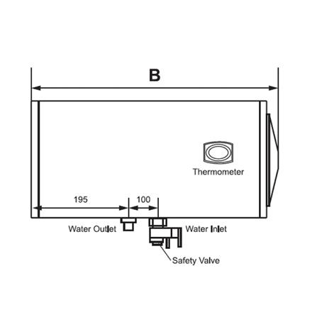 หม้อต้ม A.O.SMITH ELJH-40 40 ลิตร สีขาว/เทา_2