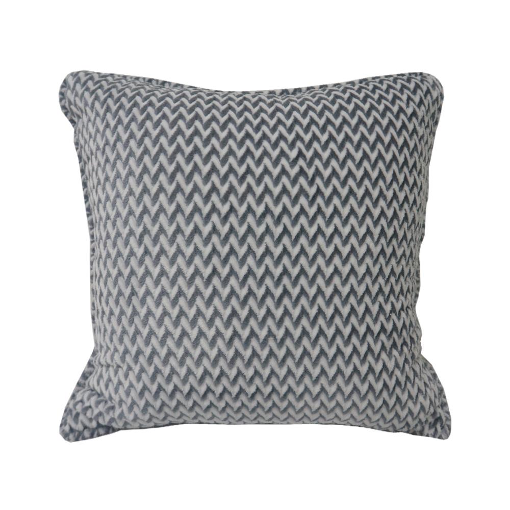 หมอนอิง HOME LIVING STYLE ZIGMA 18X18 นิ้ว สีเทา