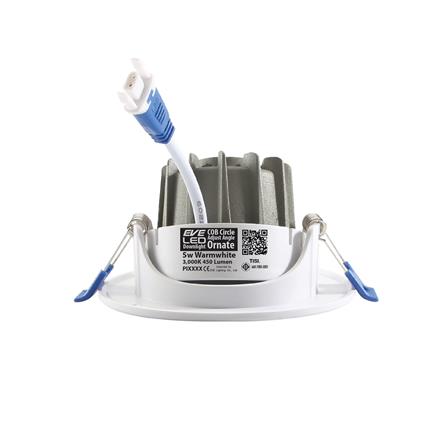 ดาวน์ไลท์ LED EVE 588219 3 นิ้ว 5 วัตต์ WARM WHITE สีขาว_1