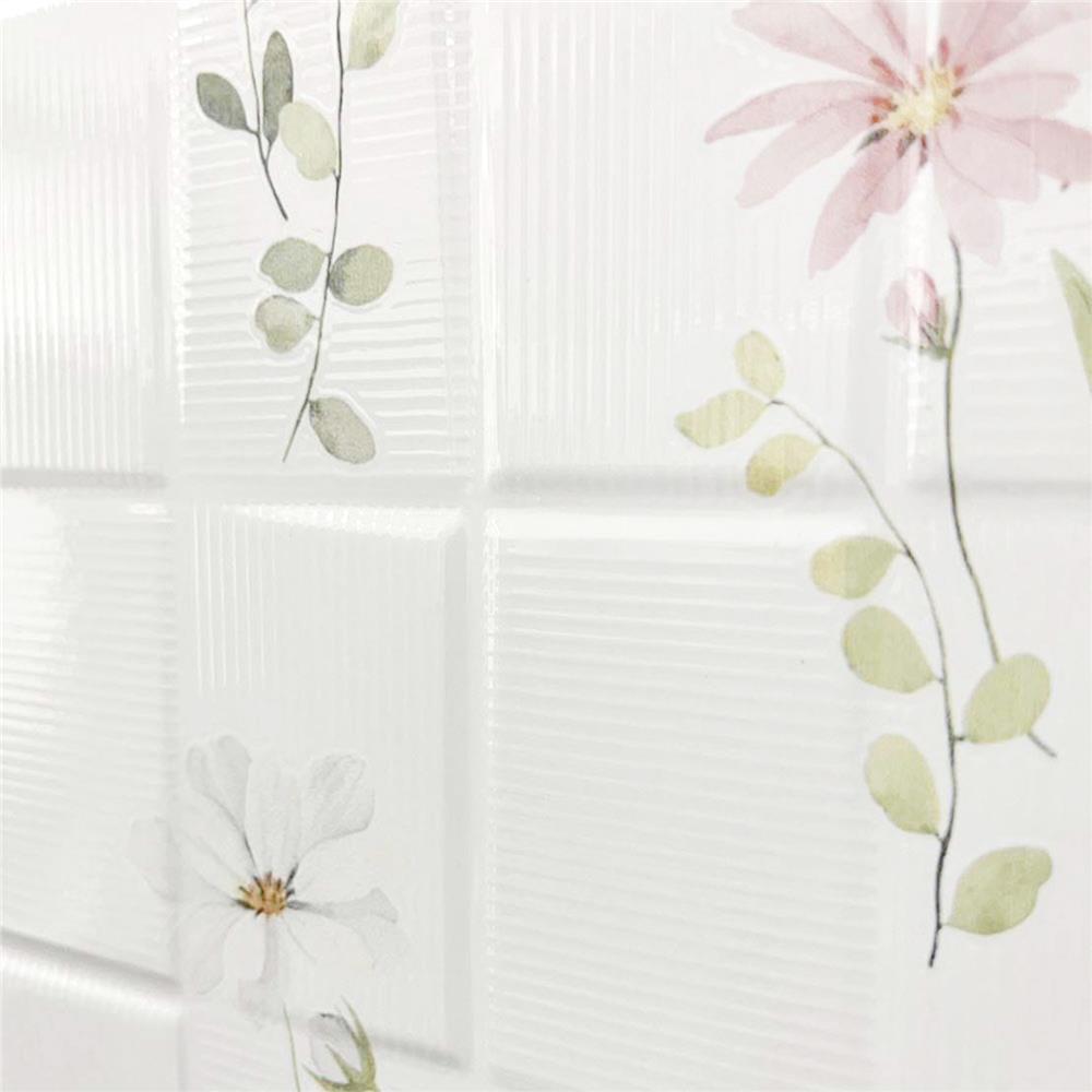 กระเบื้องผนัง 8x12 นิ้ว TARA ซินเนียฟลอร่า ไวท์ 1 ตร.ม.