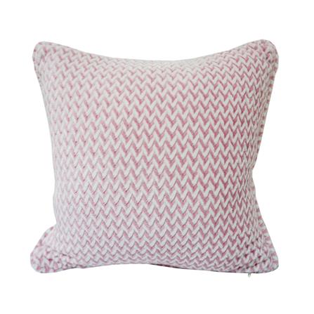 หมอนอิง HOME LIVING STYLE ZIGMA 18X18 นิ้ว สีชมพู_0