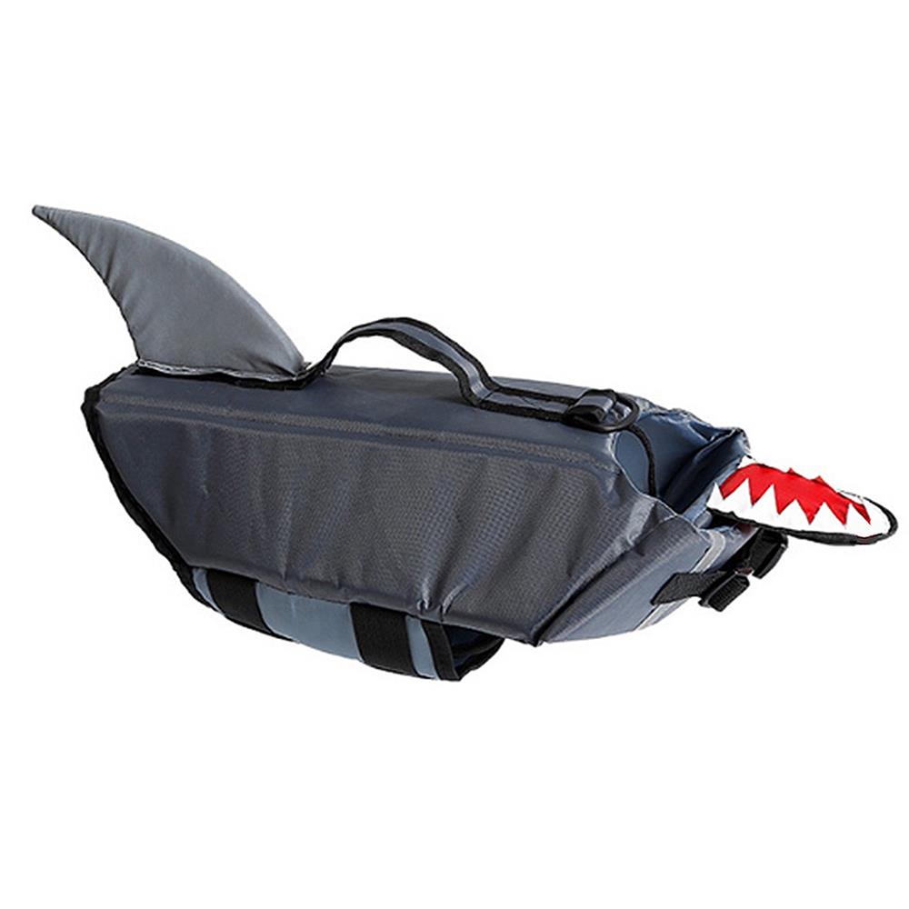 เสื้อชูชีพสัตว์เลี้ยง CLAWSET BKK ลายฉลาม ไซซ์ S สีเทา