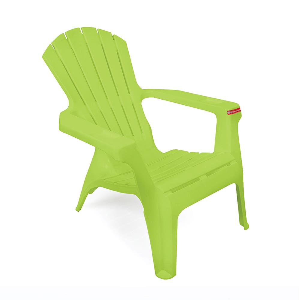 เก้าอี้พลาสติกเอนนอน SUPERWARE CH-66 สีเขียว