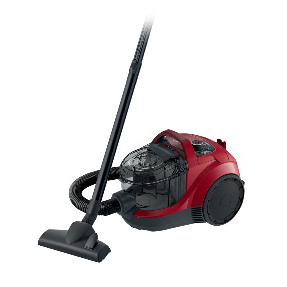 เครื่องดูดฝุ่นแบบกล่อง BOSCH BGS21WX200 สีดำ/แดง