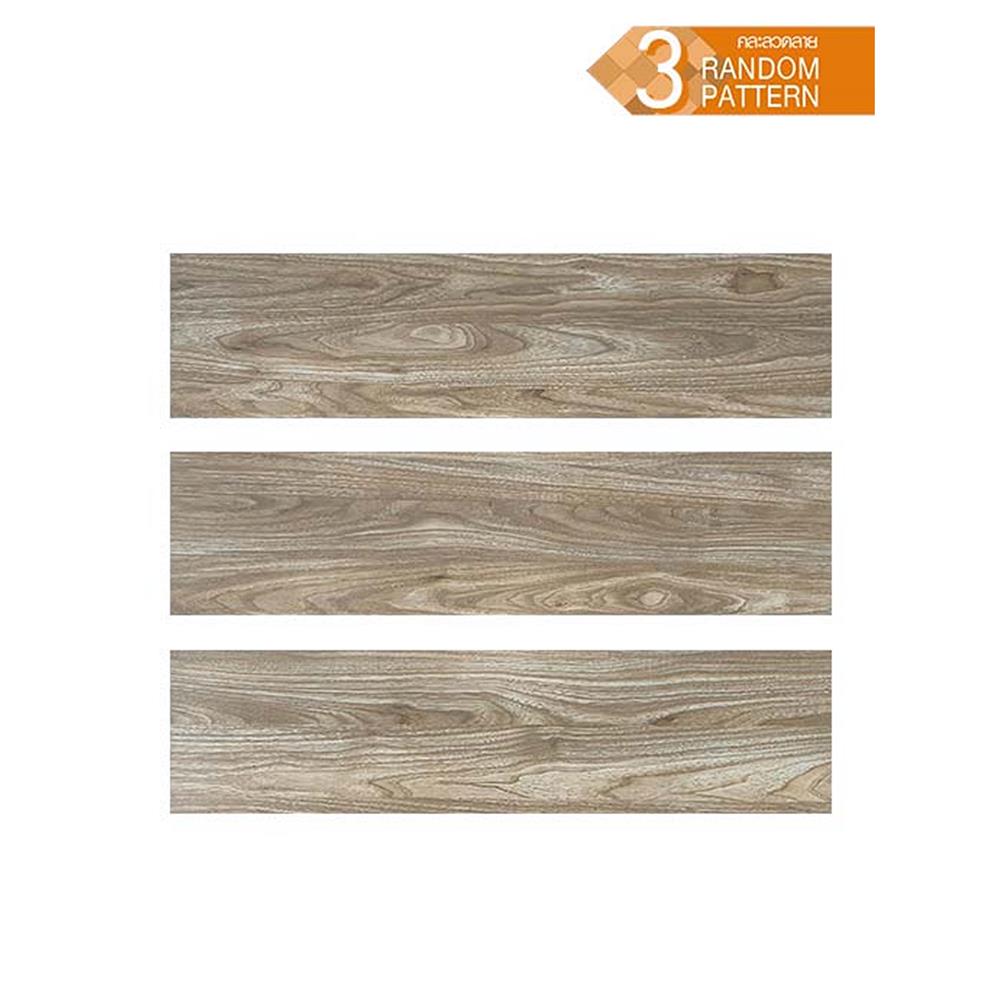 กระเบื้องพื้น 15x60 ซม. MAXIMUS เป็นหนึ่ง น้ำตาล A 1 ตร.ม.