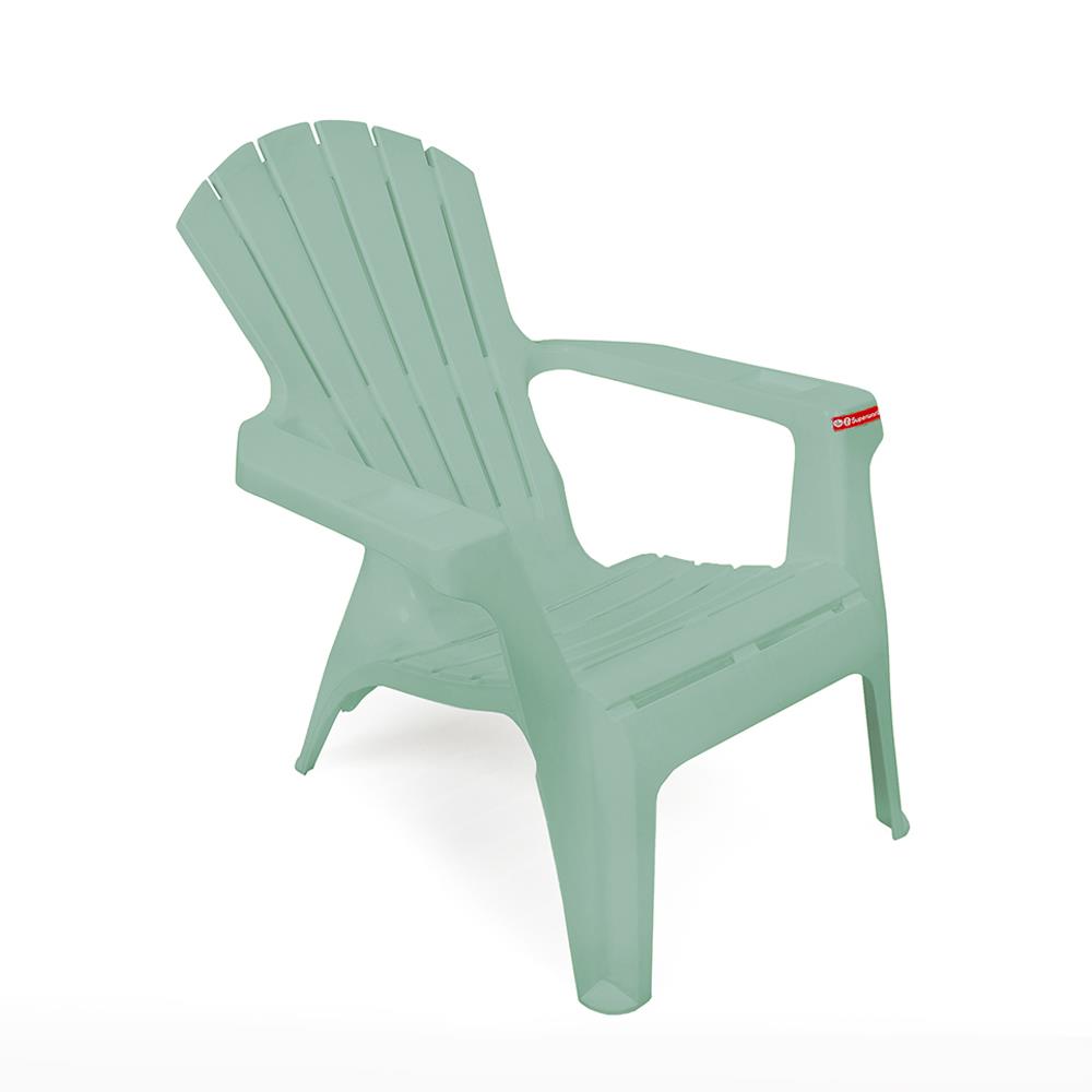 เก้าอี้พลาสติกเอนนอน SUPERWARE CH-66 สีเขียว