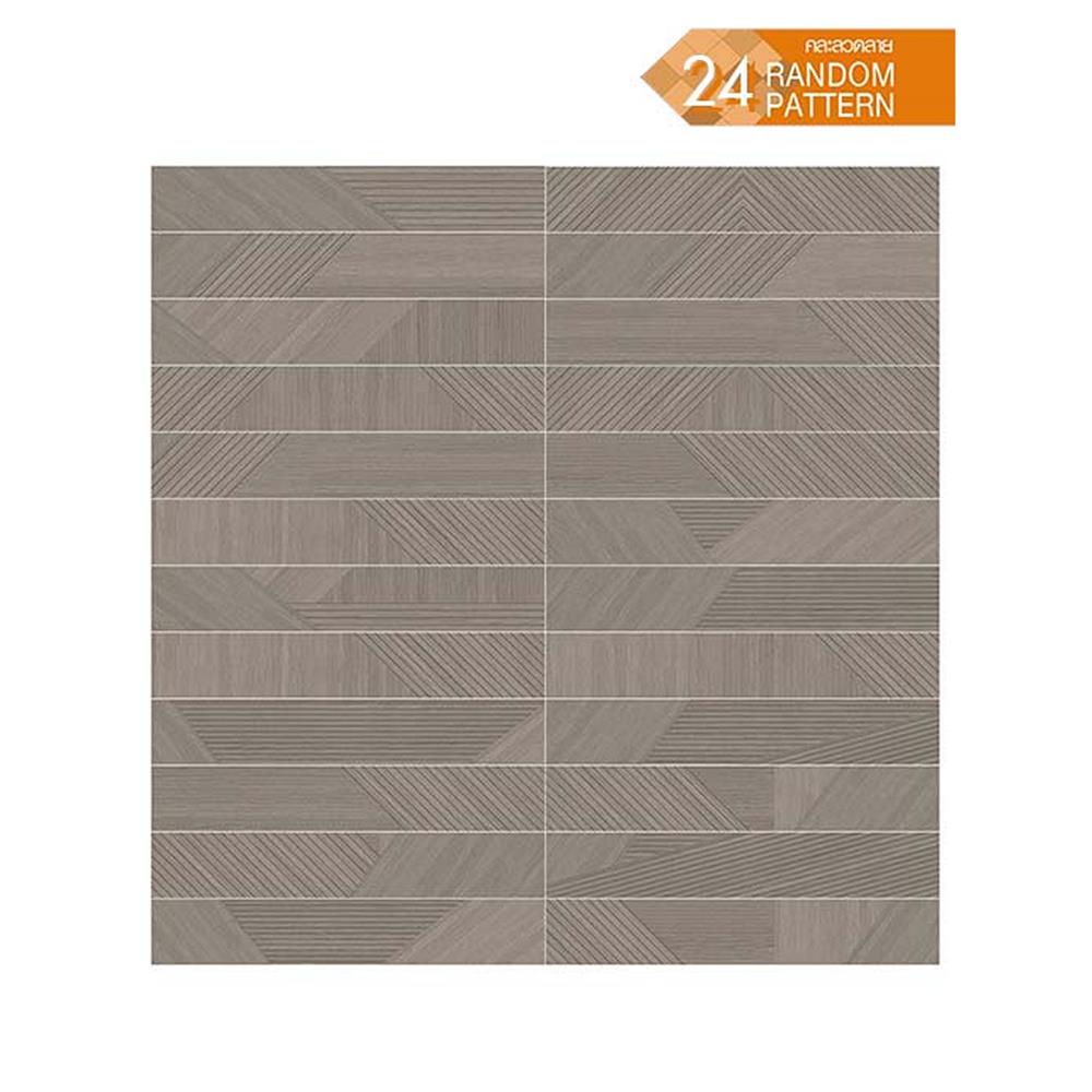 กระเบื้องพื้นพอร์ซเลน 20x120 ซม. TARA อาโอรากิ น้ำตาล A 0.96 ตร.ม.