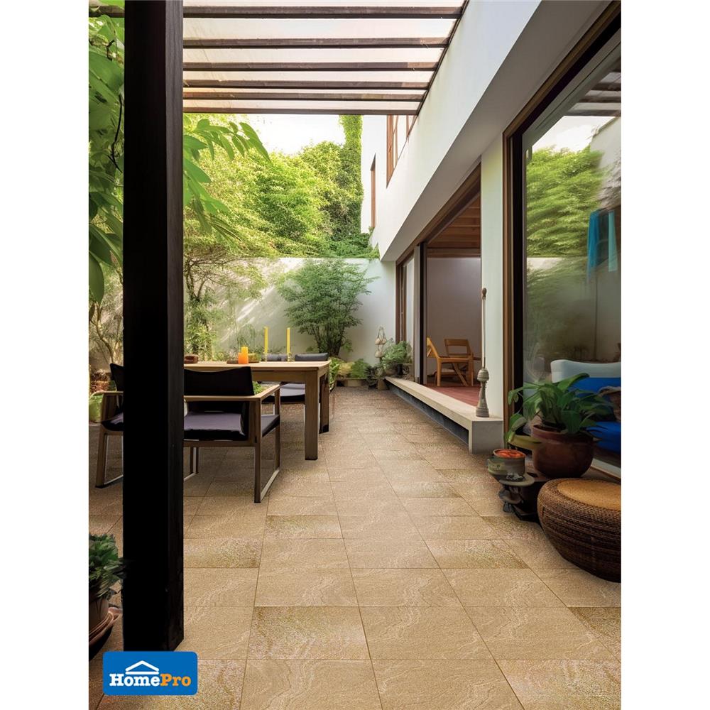 กระเบื้องพื้น 16x16 นิ้ว TARA เรดอน เบจ PM 0.96 ตร.ม.