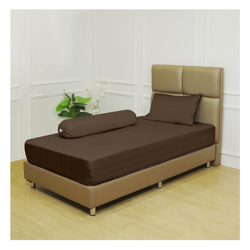 ชุดผ้าปูที่นอน 3.5 ฟุต 3 ชิ้น ME LIVING KIERA สีน้ำตาล_1