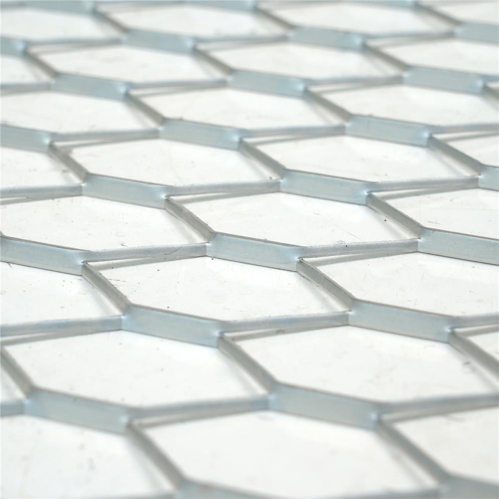 ตะแกรงเหล็กฉีก วีแอนด์พี S-46 ชุบซิงค์ไฟฟ้า