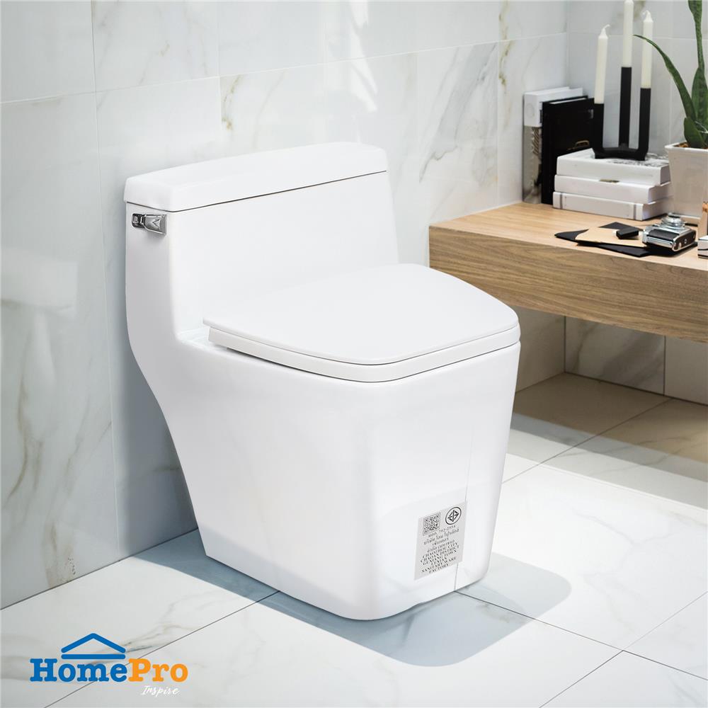 สุขภัณฑ์ 1 ชิ้น MOYA PLUS LX-2908B 6 ลิตร สีขาว