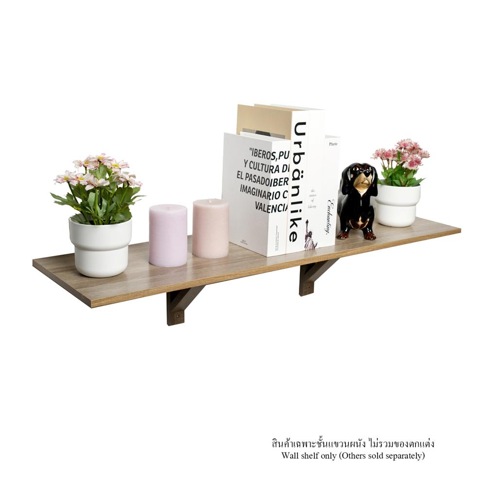 ชั้นแขวนผนัง FASTTECT WT2590+LS1190-LOAK 90 ซม. สีโอ๊คอ่อน