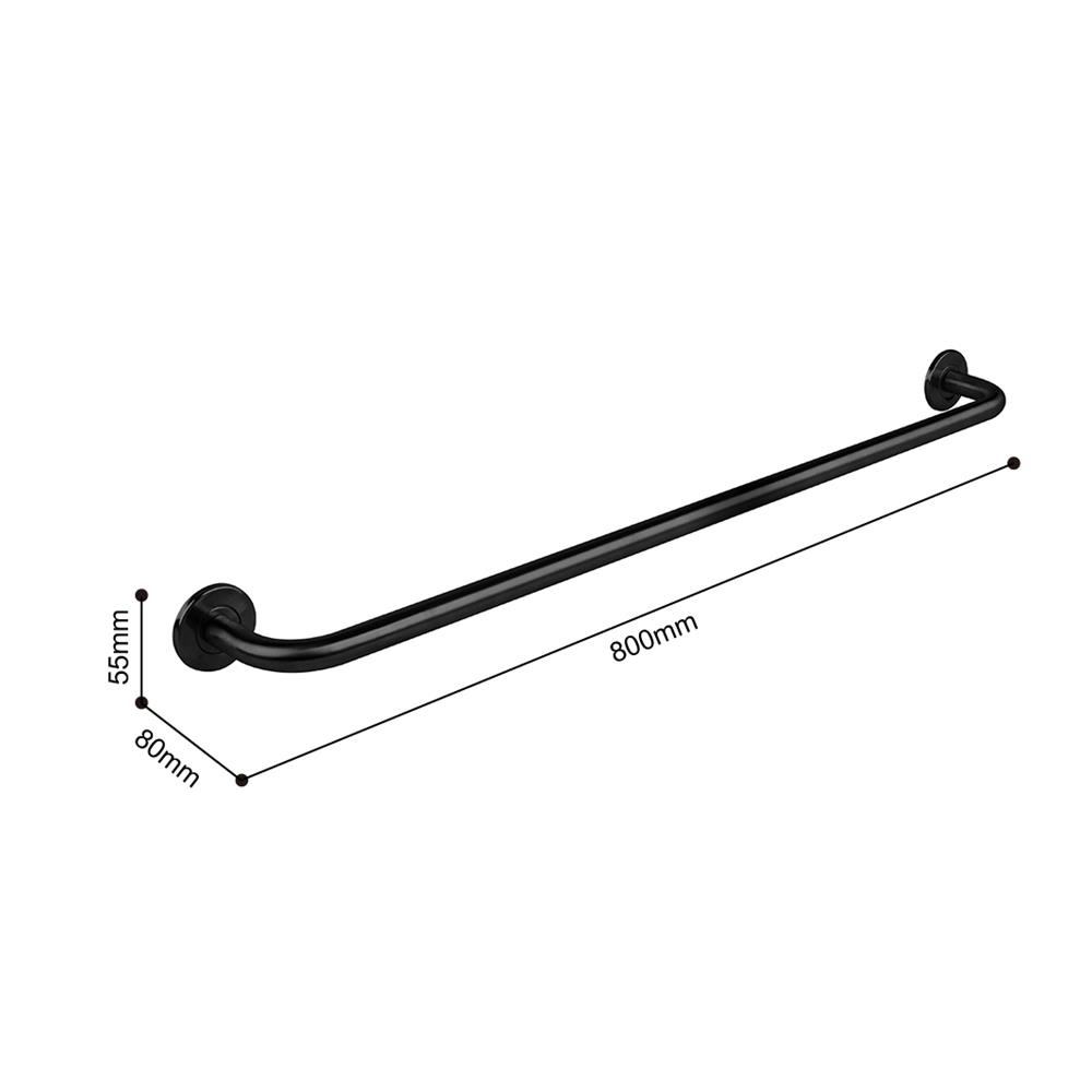 ราวแขวนผ้า BEN W152-W823 80 ซม. สีดำ