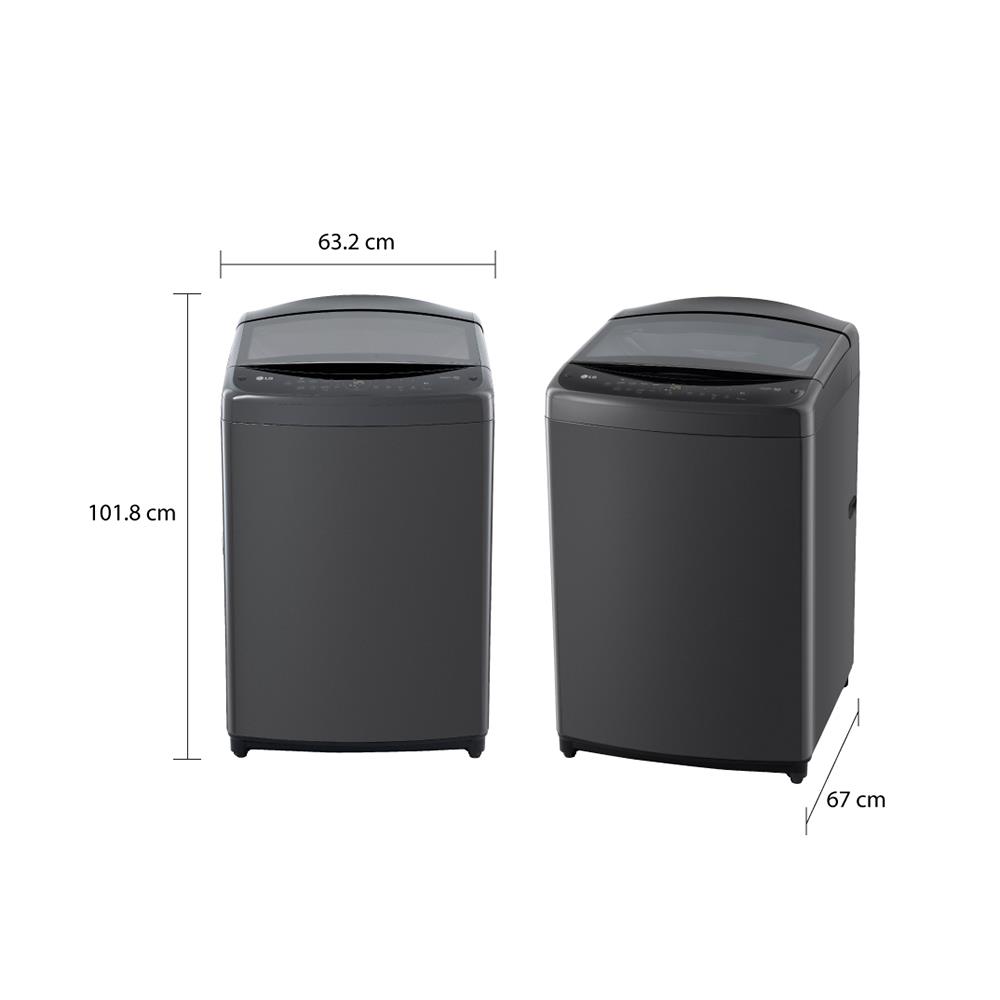 เครื่องซักผ้าฝาบน LG TV2519DV3B 19 กก. อินเวอร์เตอร์ สีดำ