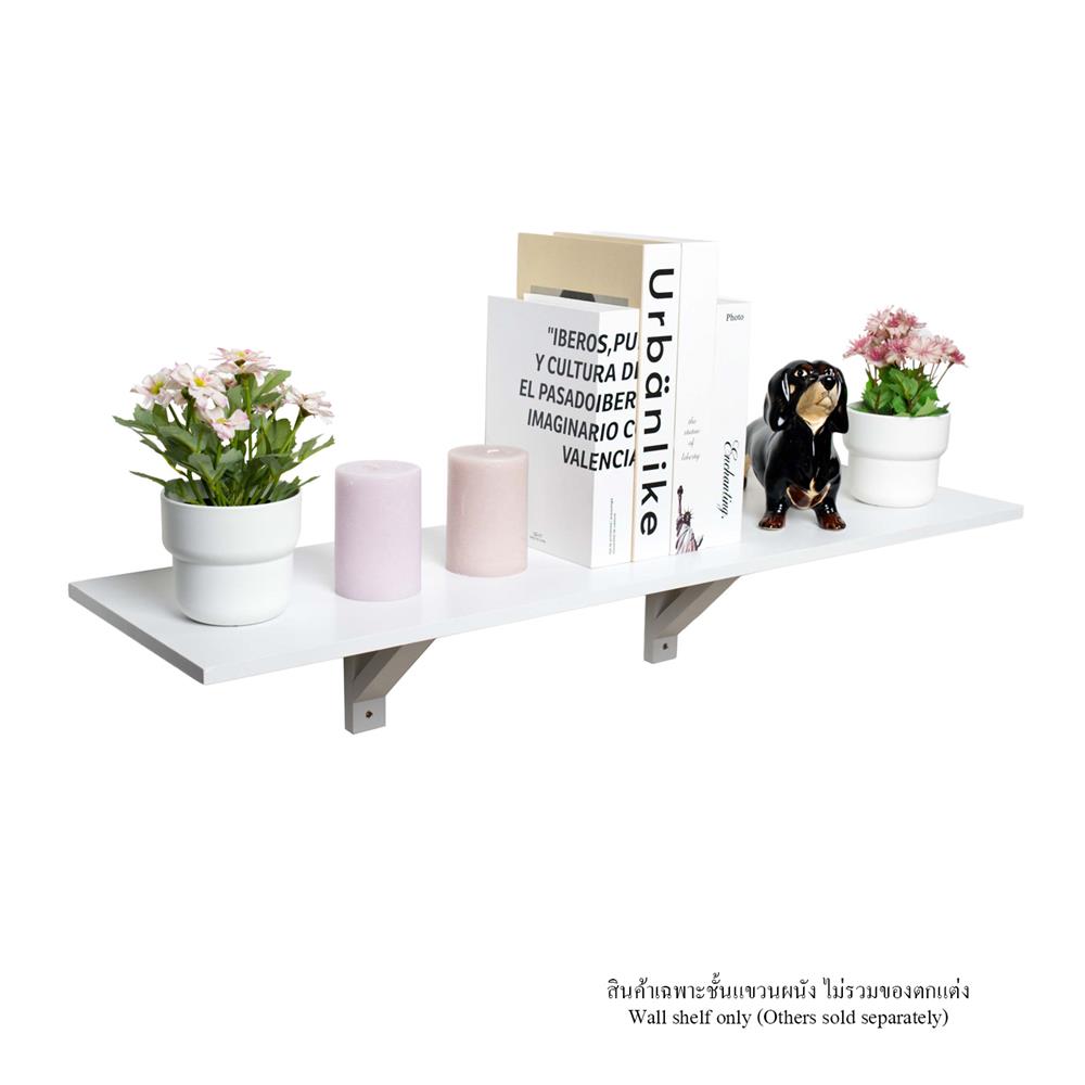 ชั้นแขวนผนัง FASTTECT WT2590+LS1190-WHITE 90 ซม. สีขาว