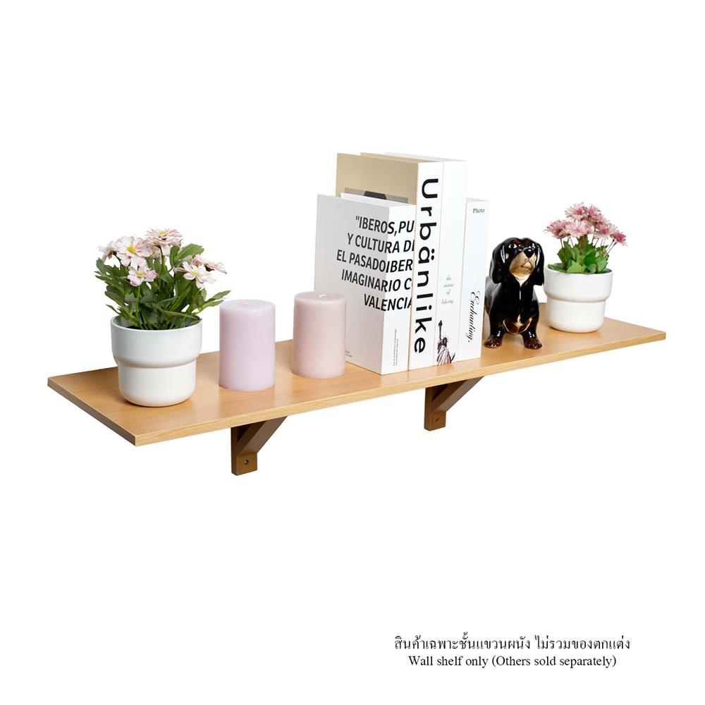 ชั้นแขวนผนัง FASTTECT WT2590+LS1190-BEECH 90 ซม. สีบีช