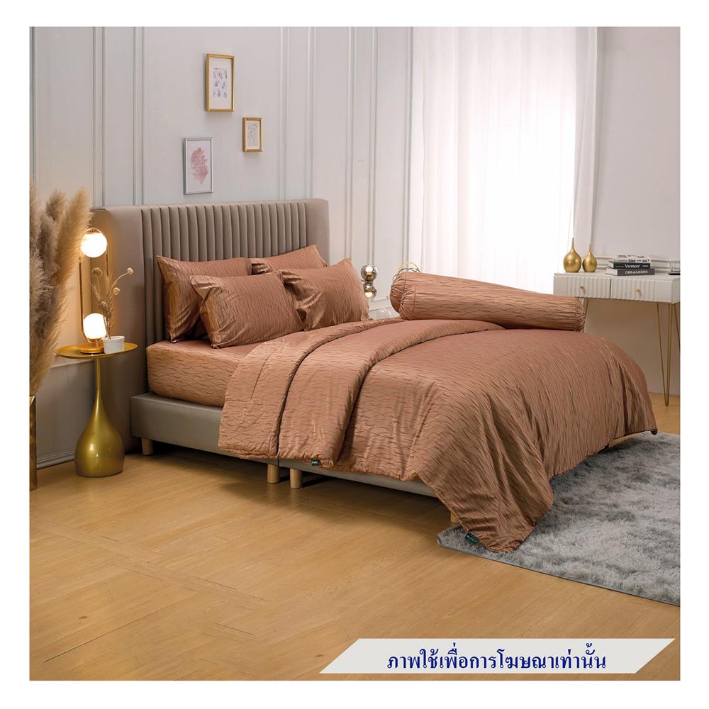 ชุดผ้าปูที่นอน 6 ฟุต 5 ชิ้น JESSICA JACQUARD 21039-QS762