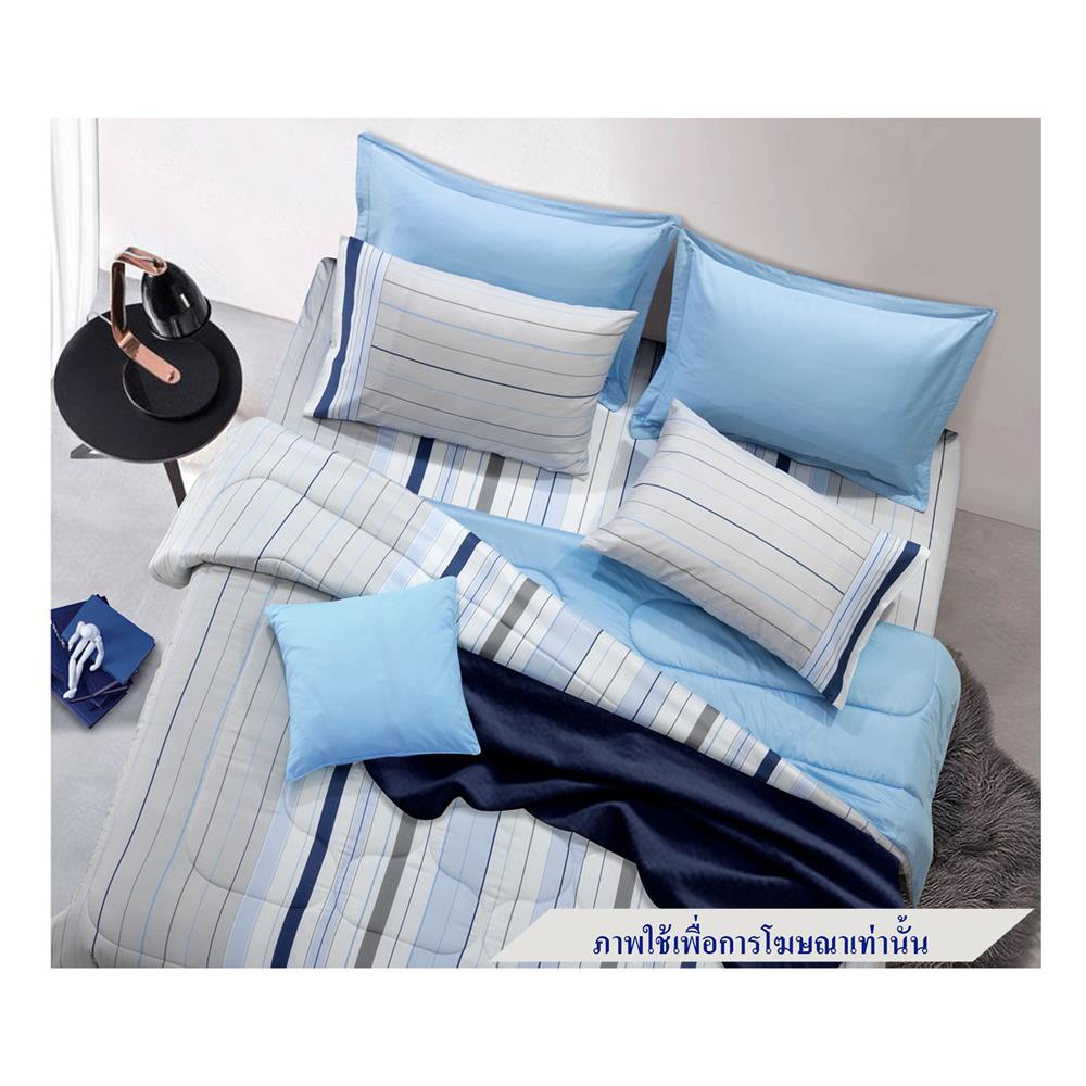 ชุดผ้าปูที่นอน 5 ฟุต 6 ชิ้น SANTAS SPHERE BL