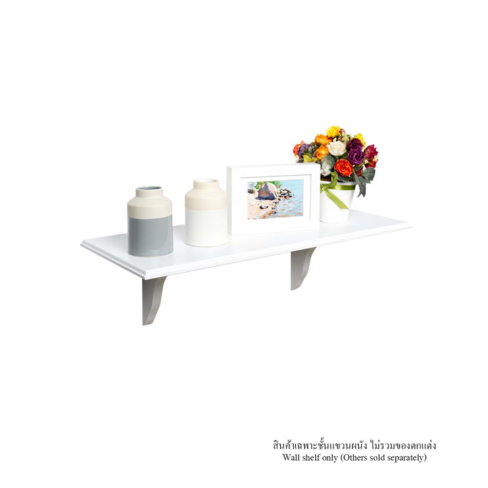 ชั้นแขวนผนัง FASTTECT WS2560+LS1818-WHITE 60 ซม. สีขาว