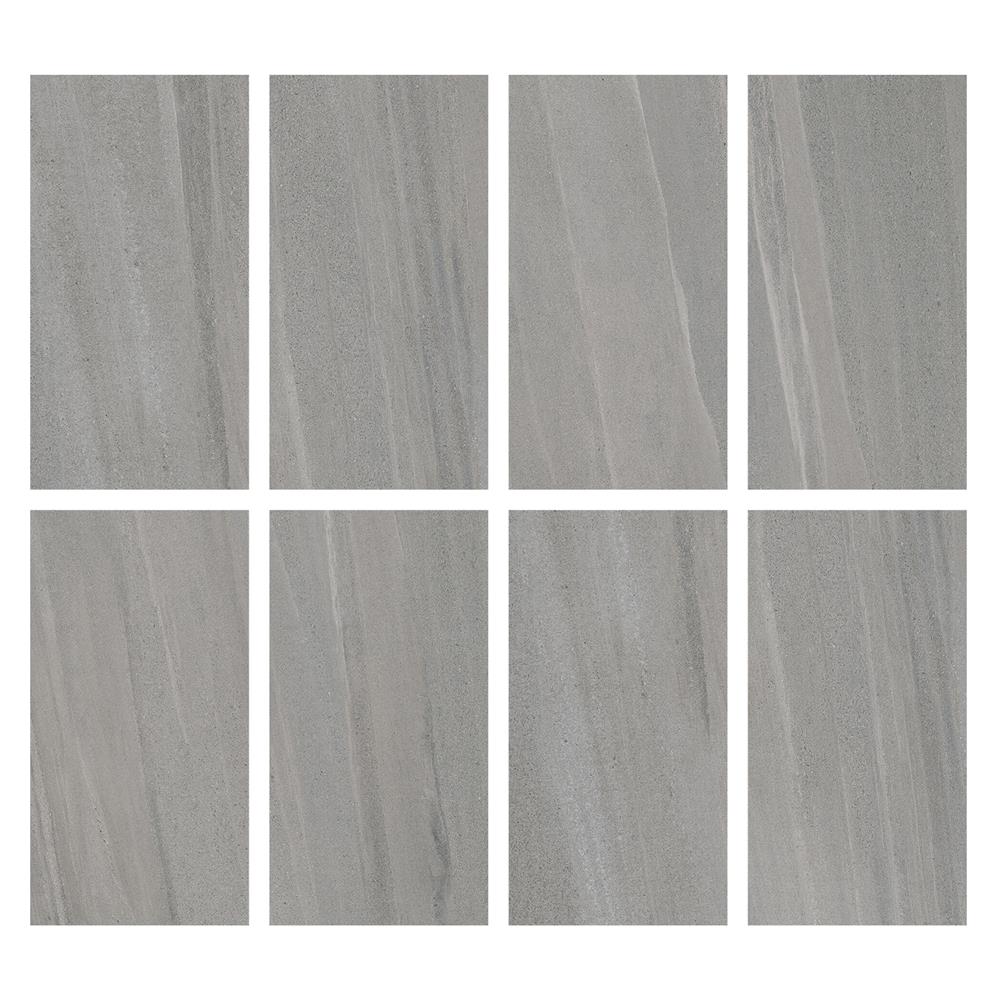 กระเบื้องพื้นพอร์ซเลน 30x60 ซม. CERGRES อูซี่ เทาเข้ม 1.44 ตร.ม.