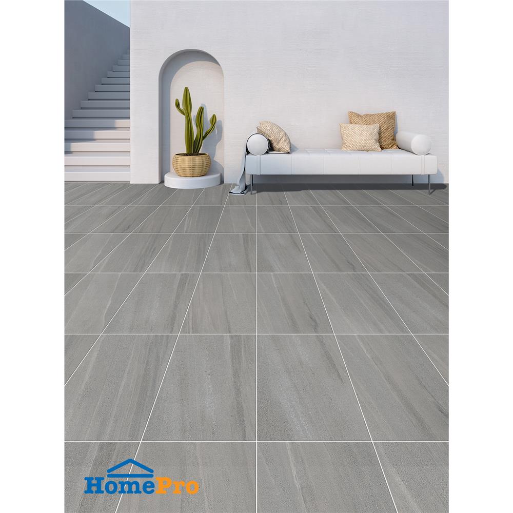 กระเบื้องพื้นพอร์ซเลน 30x60 ซม. CERGRES อูซี่ เทาเข้ม 1.44 ตร.ม.