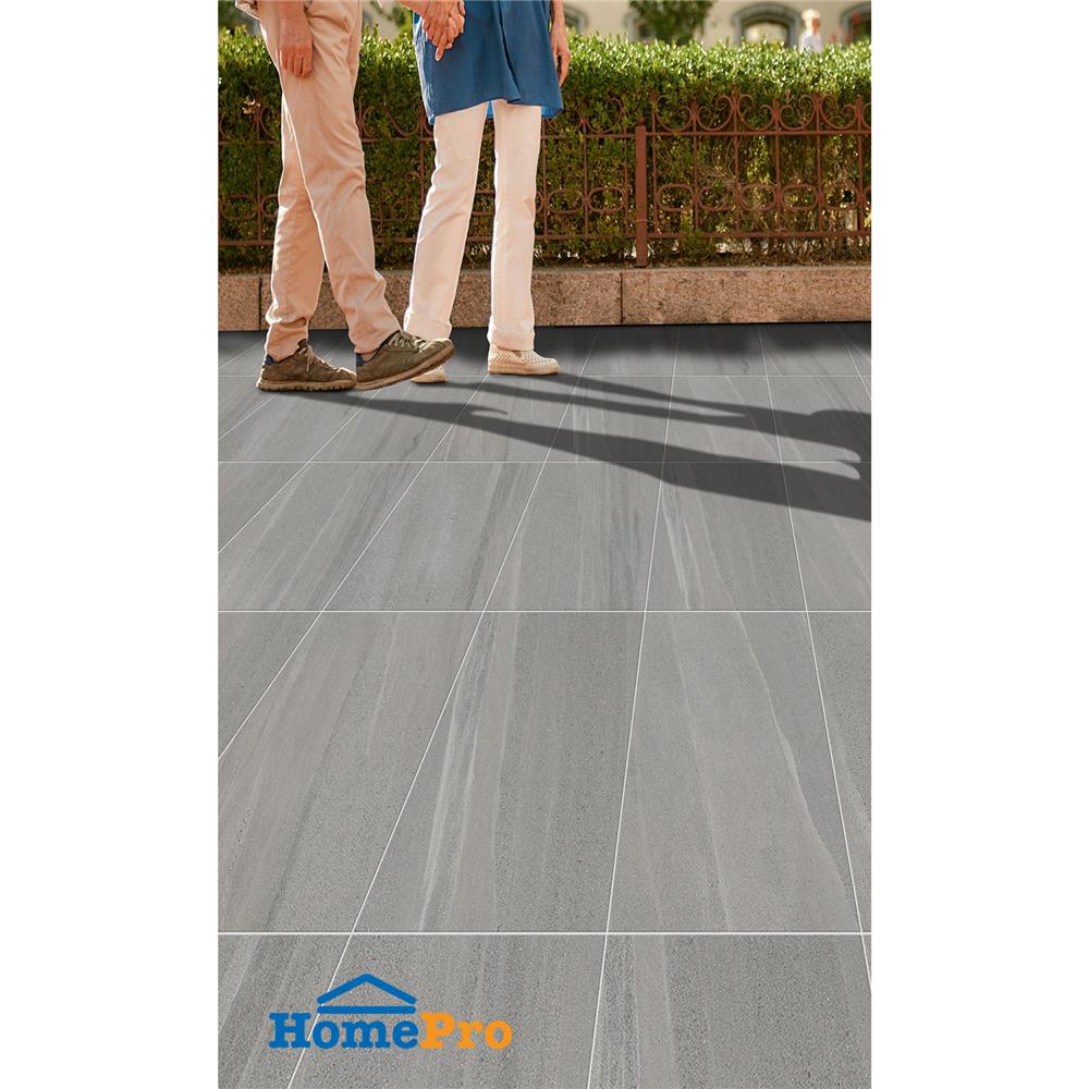 กระเบื้องพื้นพอร์ซเลน 30x60 ซม. CERGRES อูซี่ เทาเข้ม 1.44 ตร.ม.