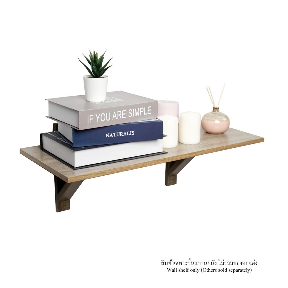 ชั้นแขวนผนัง FASTTECT WT2560+LS1190-LOAK 60 ซม. สีโอ๊คอ่อน