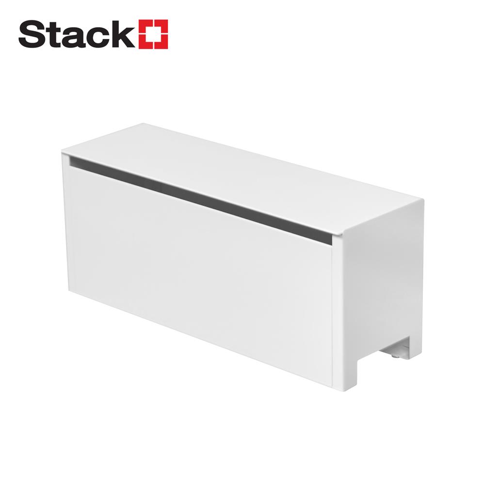กล่องเก็บปลั๊กไฟ STACKO STPS 32x10x13.5 ซม. สีขาว_1