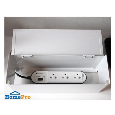 กล่องเก็บปลั๊กไฟ STACKO STPS 32x10x13.5 ซม. สีขาว_5