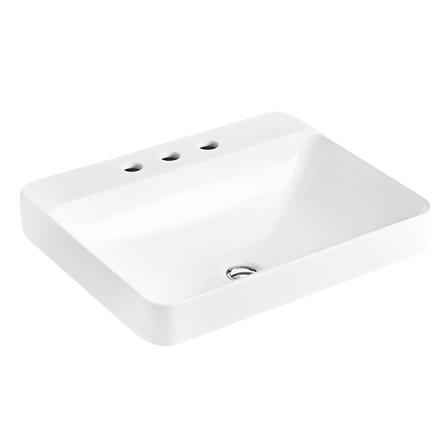 อ่างล้างหน้าวางบนเคาน์เตอร์ KOHLER K-2660X-8-0 สีขาว_0