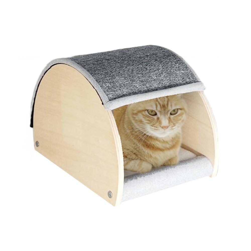 ที่ลับเล็บและที่นอนสำหรับแมว PRIMS 44x30x30 ซม. สีเทา