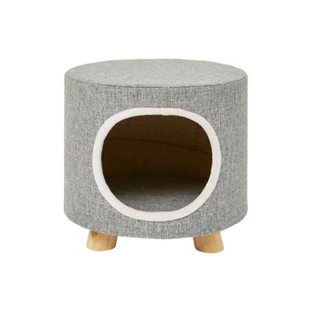 ที่นอนสตูลแมว PRIMS NO.3312413 38X38X37.5 ซม. สีเทา_0