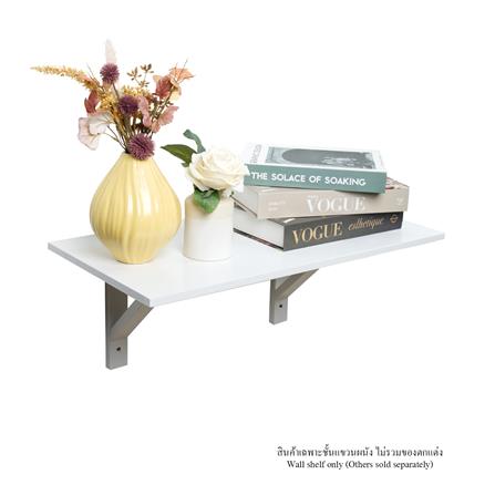 ชั้นแขวนผนัง FASTTECT WT3060+LS1240-WHITE 60 ซม. สีขาว