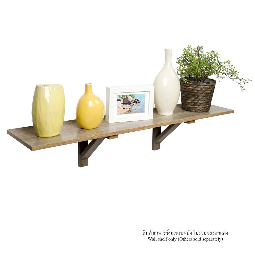 ชั้นแขวนผนัง FASTTECT WT2090+LS1190-LOAK 90 ซม. สีโอ๊คอ่อน