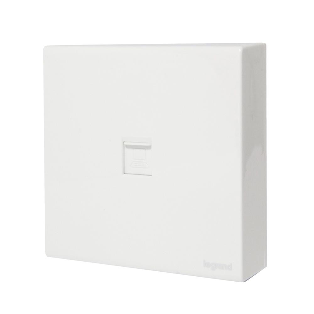 ชุดเต้ารับคอมพิวเตอร์ CAT 5E BTICINO SMR P50303N สีขาว