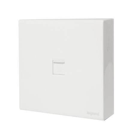 ชุดเต้ารับคอมพิวเตอร์ CAT 5E BTICINO SMR P50303N สีขาว_1