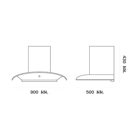 เครื่องดูดควันกระโจม DYNA HOME DH-219-9S 90 ซม._5