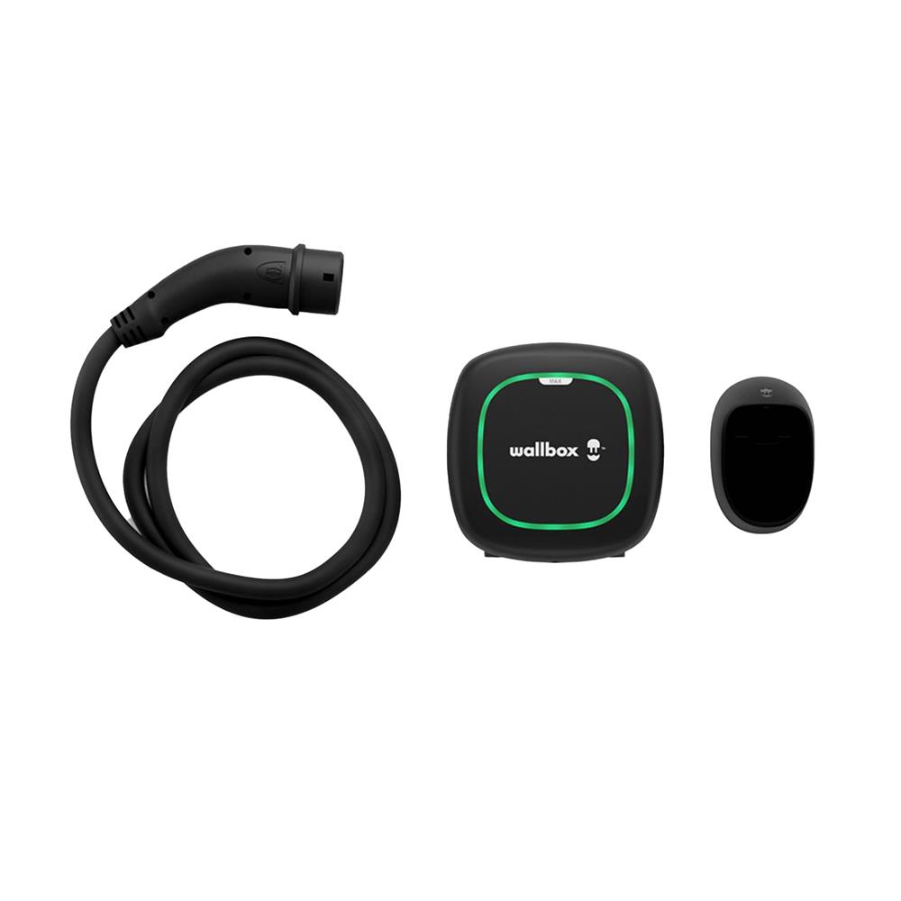 เครื่องชาร์จรถยนต์ไฟฟ้า (ไม่รวมติดตั้ง) WALLBOX PULSAR MAX 7.4KW สีดำ