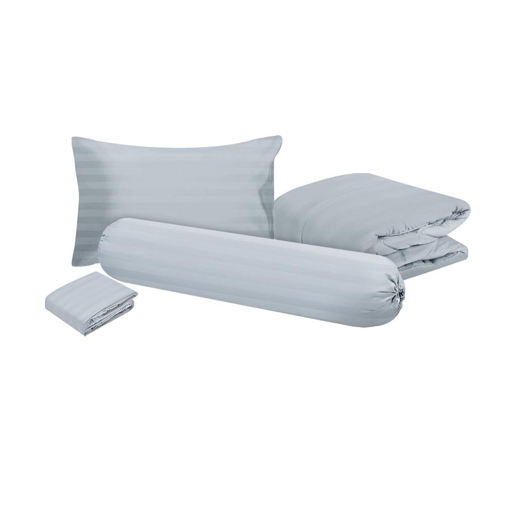 ชุดผ้าปูที่นอน 3.5 ฟุต 4 ชิ้น HOME LIVING STYLE FLORENCE สีเทา