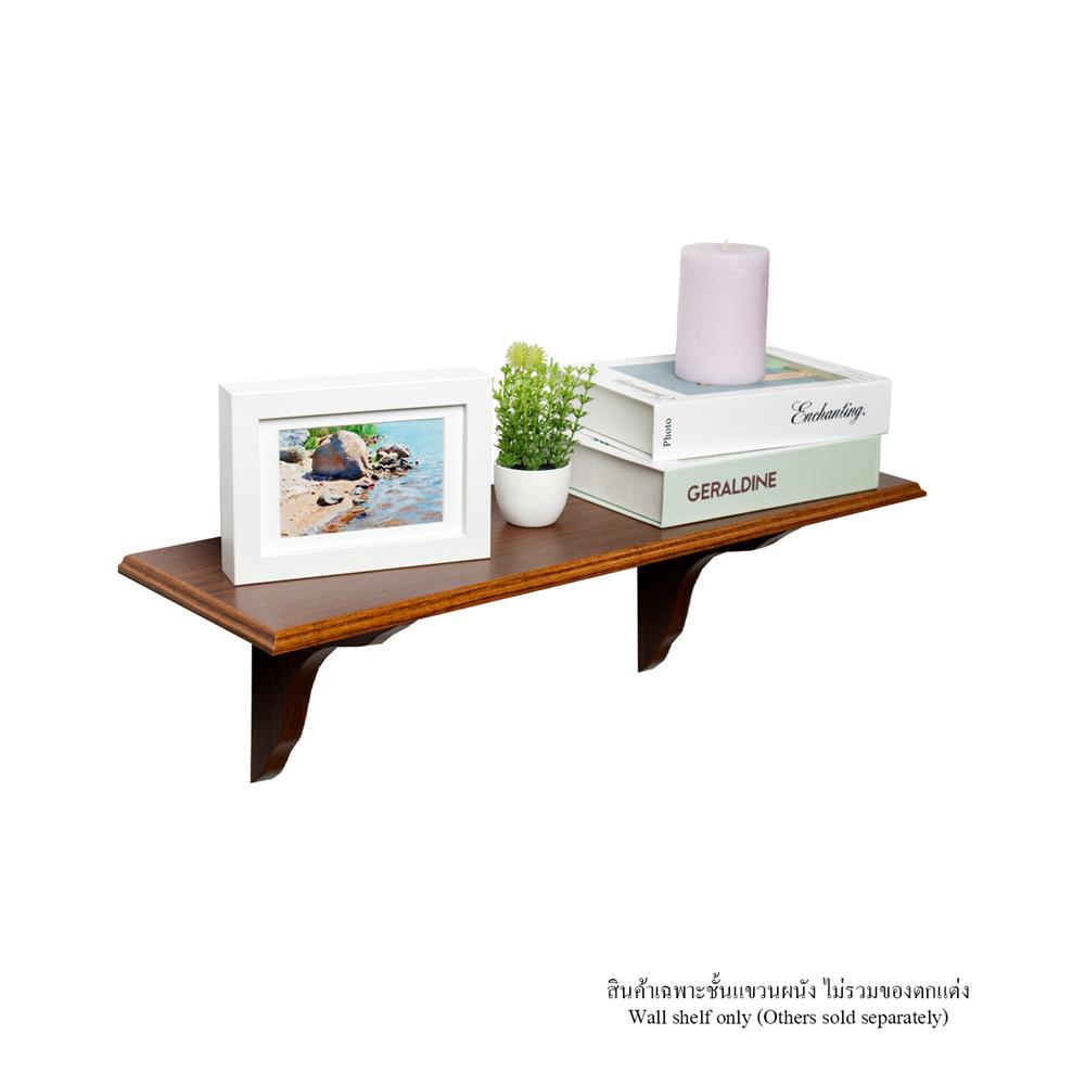 ชั้นแขวนผนัง FASTTECT WS2060+LS1818-OAK 60 ซม. สีโอ๊ค