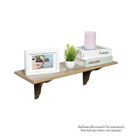 ชั้นแขวนผนัง FASTTECT WS2060+LS1818-LOAK 60 ซม. สีโอ๊คอ่อน