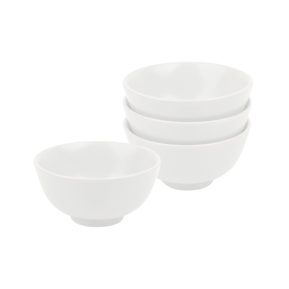 ถ้วยเซรามิก 3.5 นิ้ว KECH LANZO สีขาว 4 ใบ/ชุด_1