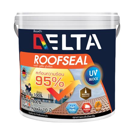 สีอะคริลิกกันซึม DELTA ROOFSEAL UV BLOCK CLEAR BASE เนียน 4 กก._0