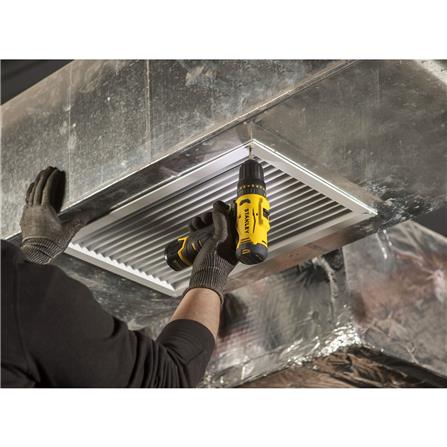 สว่านกระแทกไร้สาย (พร้อมแบตเตอรี่) STANLEY SCH10D2K-B1 12 โวลต์_6