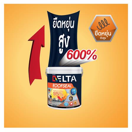 สีอะคริลิกกันซึม DELTA ROOFSEAL UV BLOCK CLEAR BASE เนียน 20 กก._2