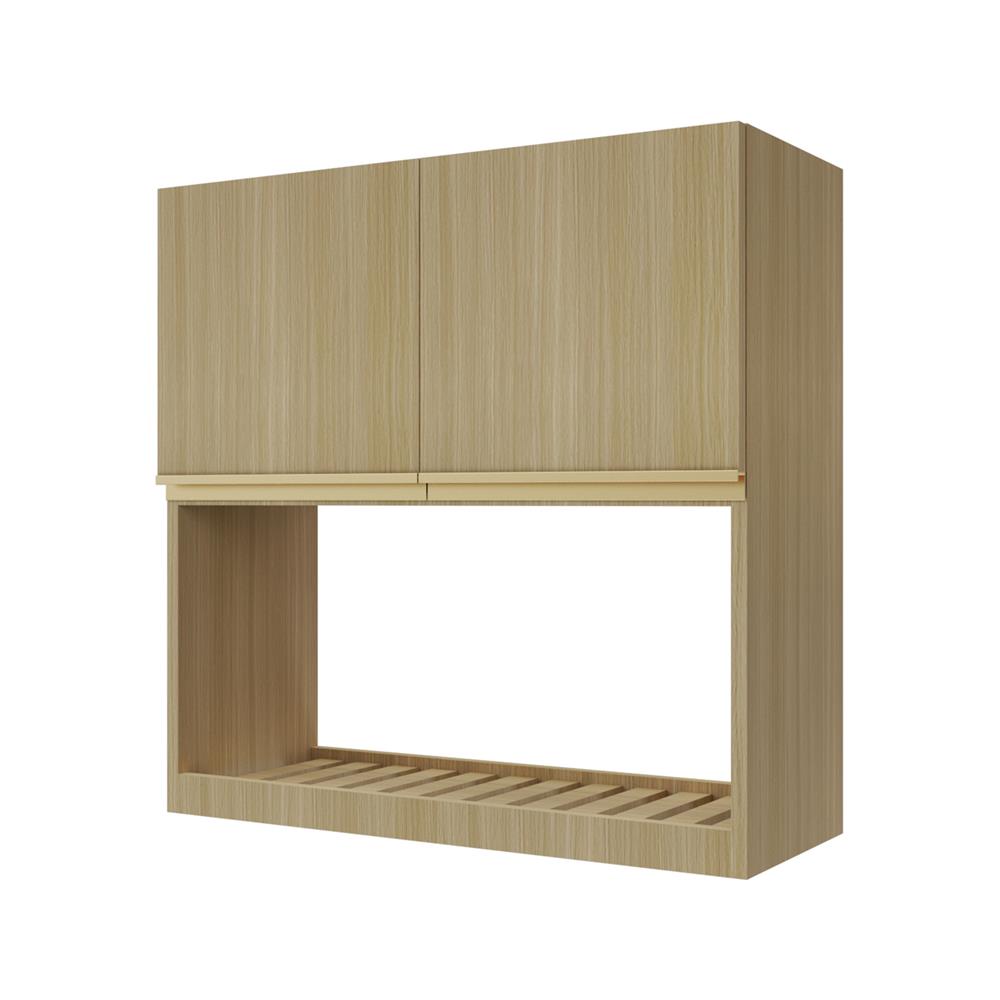 ตู้แขวนคว่ำจาน JUPITER SILKY WOODS 80x80 ซม. สีน้ำตาล