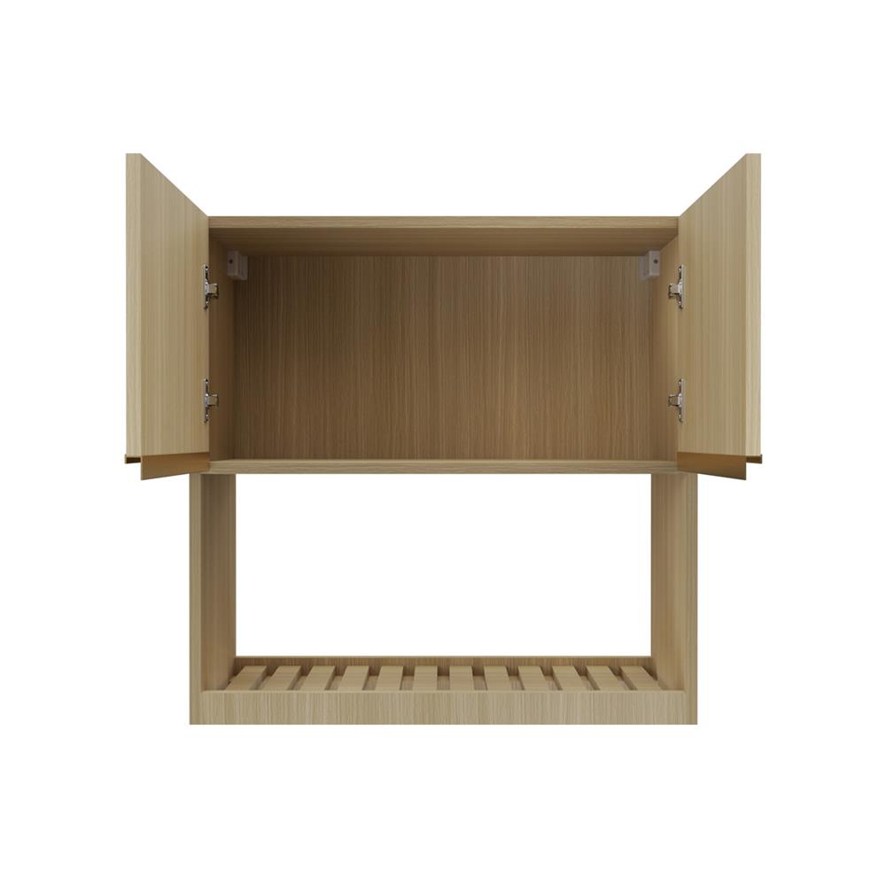 ตู้แขวนคว่ำจาน JUPITER SILKY WOODS 80x80 ซม. สีน้ำตาล