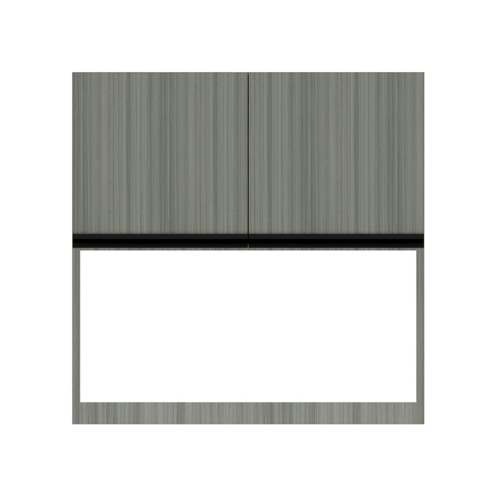 ตู้แขวนคว่ำจาน JUPITER SILKY LIGHT 80x80 ซม. สีเทา