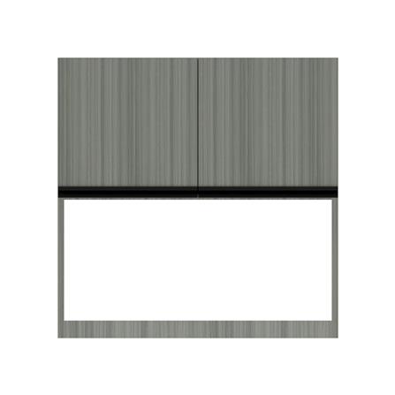 ตู้แขวนคว่ำจาน JUPITER SILKY LIGHT 80x80 ซม. สีเทา_1